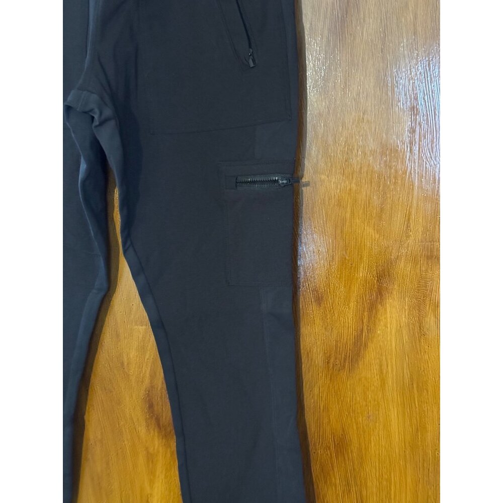 Athleta Black Headlands Hybrid Cargo Skinny Pant Size 4 - Picture 3 of 5
